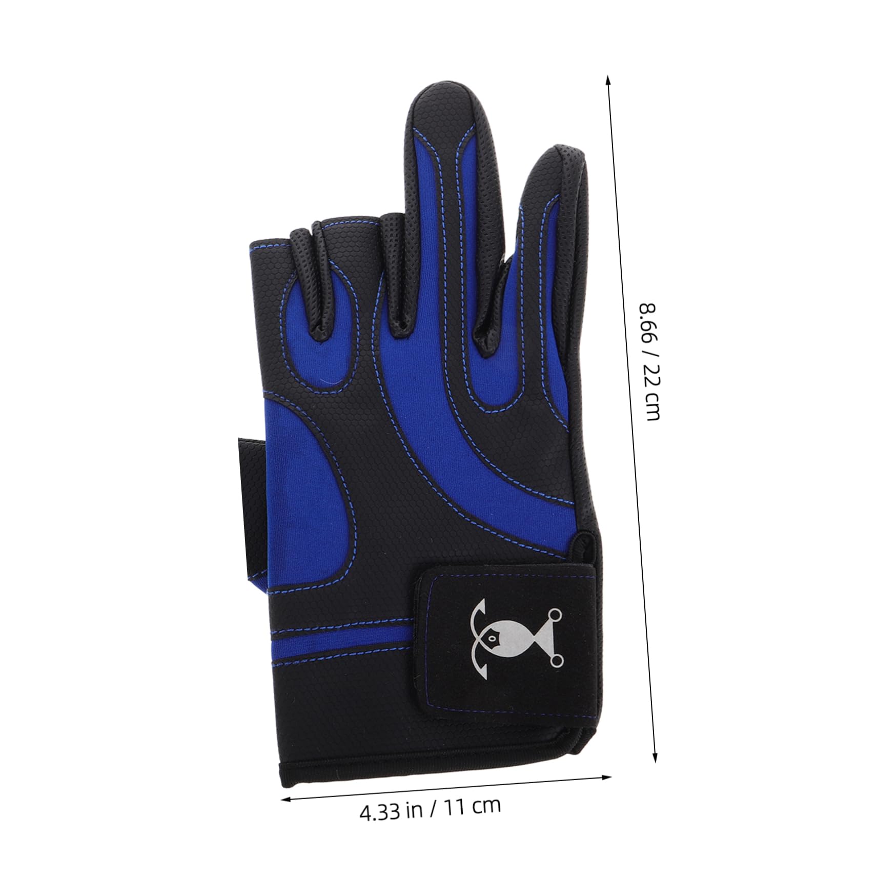 VANZACK Fishing Gloves -Finger Design Night Fishing Gear Outdoor Protection Luminous Pattern Men Women Kayaking