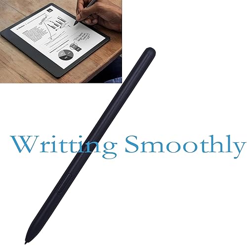 Miniatura 5 de Lápiz capacitivo negro de repuesto para Kindle Scribe, sensibilidad a la presión 4096, bolígrafo EMR de absorción magnética para escritura digital,