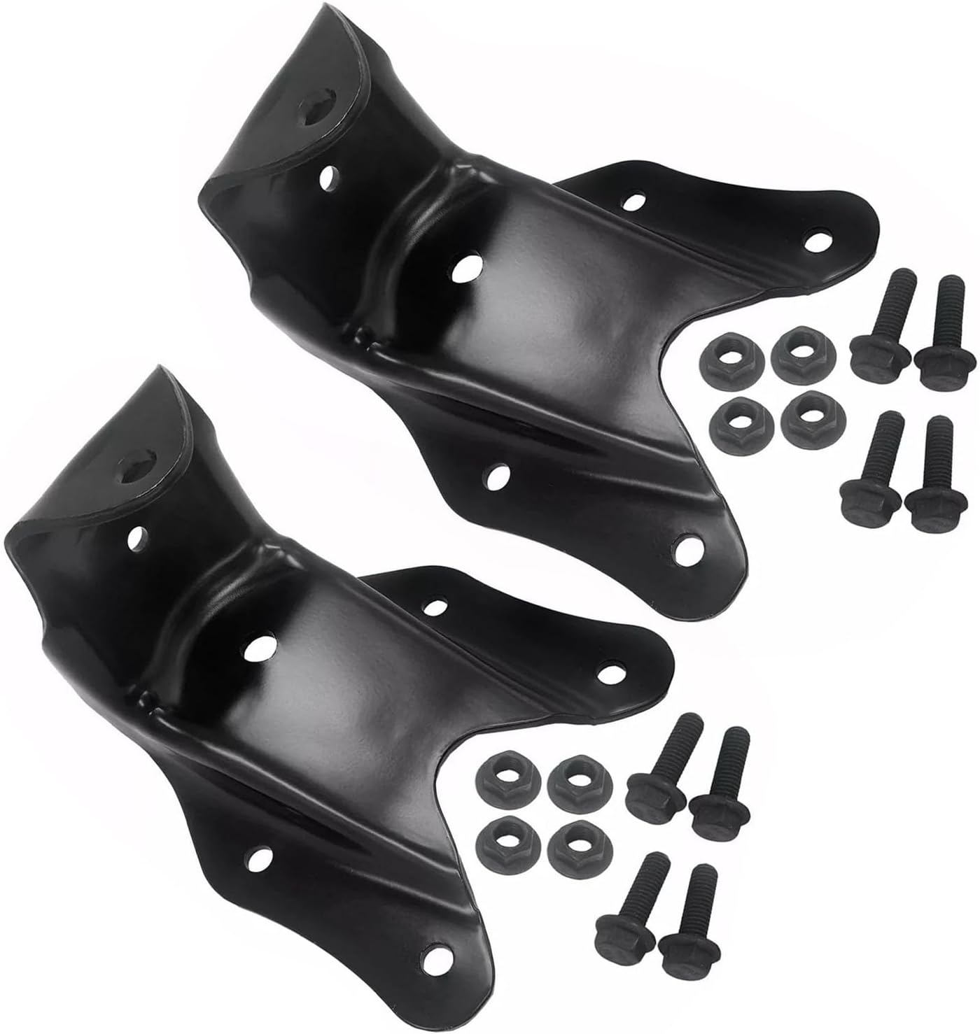 722-005 Rear Leaf Spring Rearward Hangers Bracket Kit For 1980-1996 Ford Bronco F150 F250 F350 E150 E250 E350
