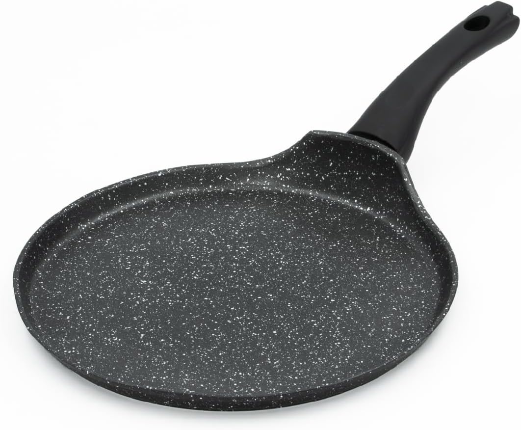 Blackmoor 26cm Pancake Pan/Non-Stick Ceramic-Coated Saucepan, PFAS-Free, Suitable for All Hob Types/Black Classic Range 67249