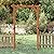 Moccha Flat-top Wooden Garden Arch - 7 FT Outdoor Arbor Trellis for Climbing Plants, Roses, Vines, Outside Pergola Planter, Garden Arbor for Lawn Backyard Wedding Ceremony Bridal Party