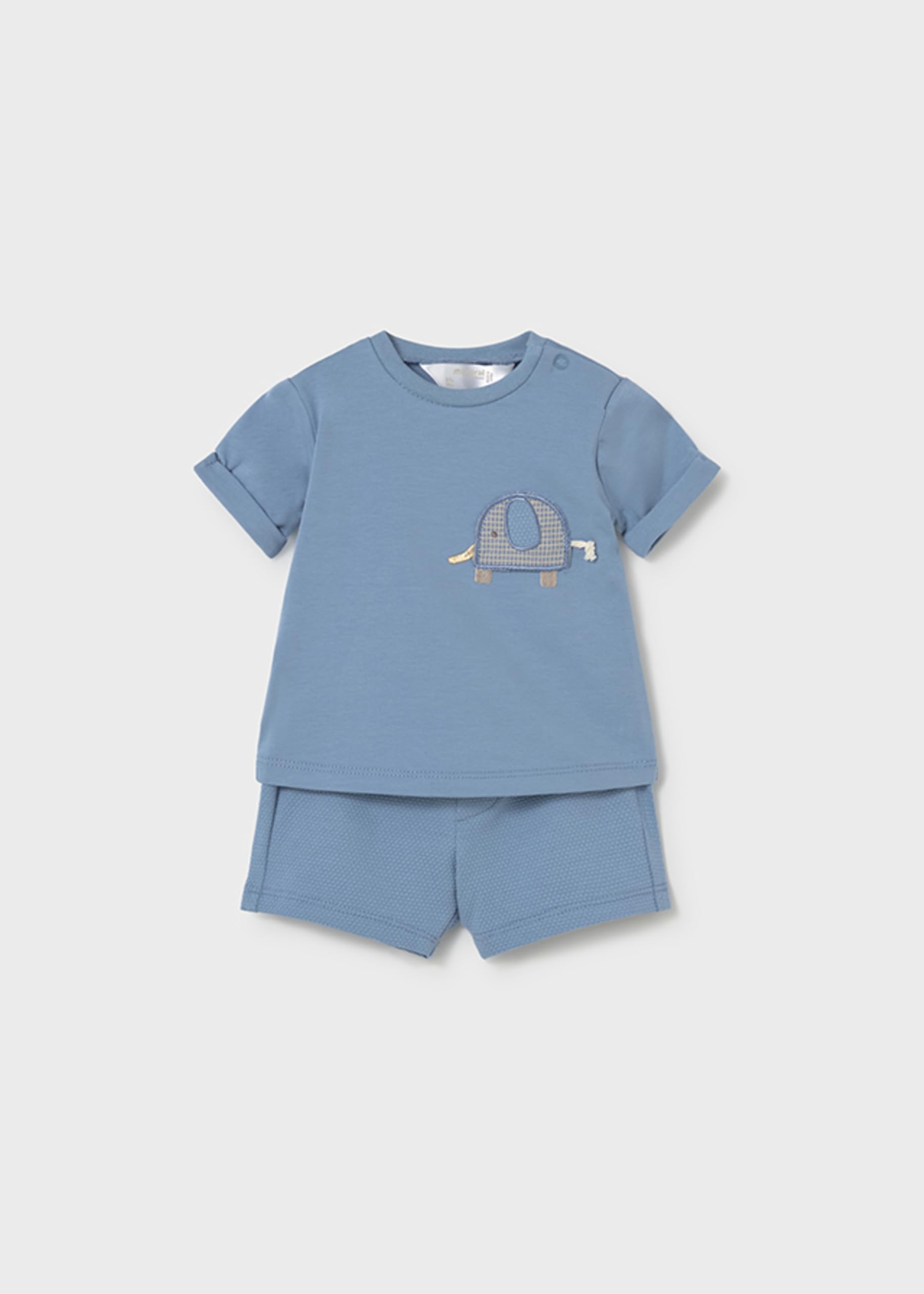 Set Baby Boy – Set Prima Messa 4 Pezzi – Set Neonato – Set Manica Corta Bambino – Maglietta e pantaloncini per neonati da 3 mesi a 18 mesi
