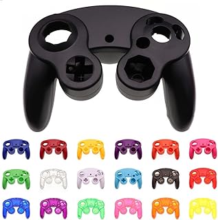 交換用ハンドルハウジングカバー シェルケース NGC ゲームキューブコントローラーゲーム用 ハンドル保護ケース (クリアグリーン)