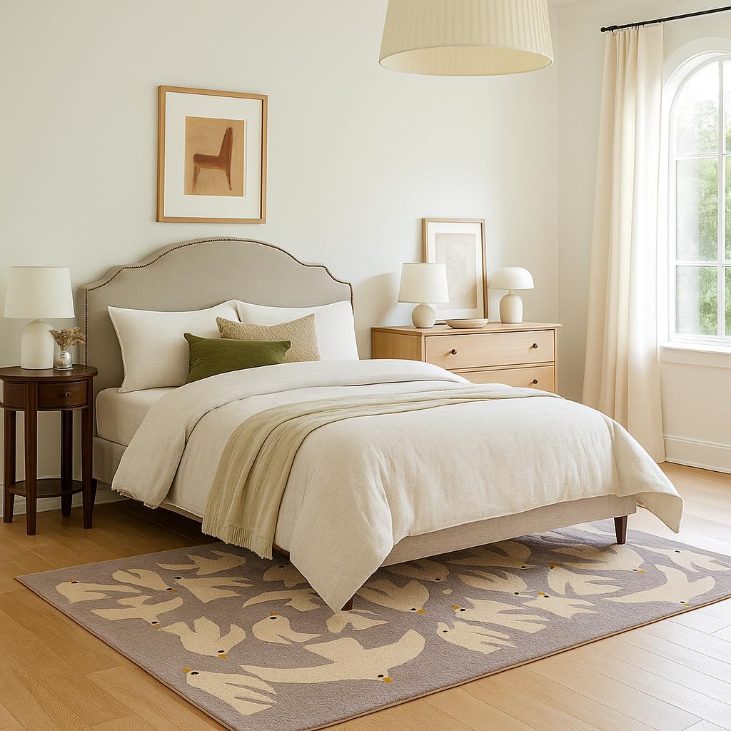 Wings of Joy Hand Tufted New Zealand Wool Rug Wool Rug