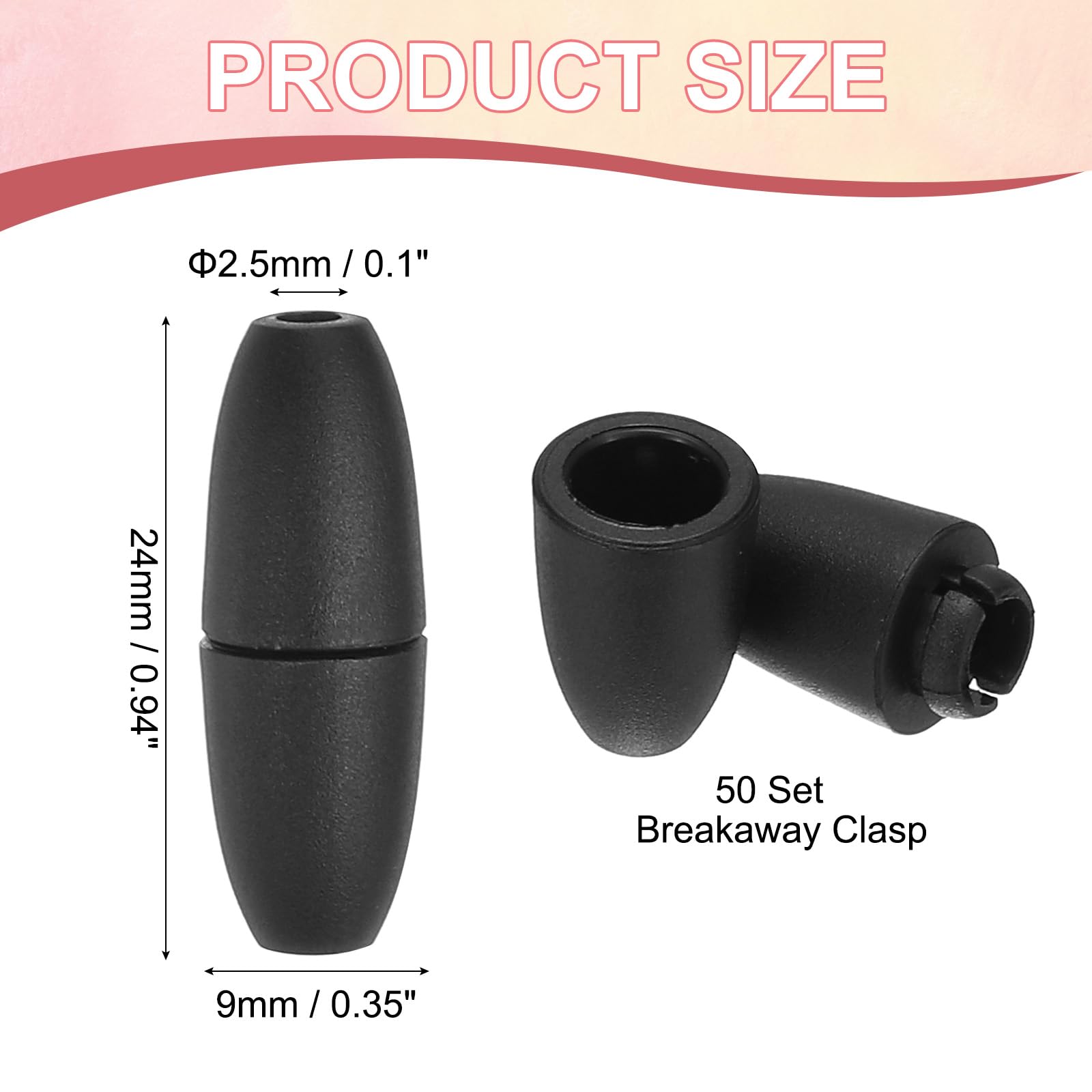 PATIKIL 24mm Breakaway Clasps - Image 2