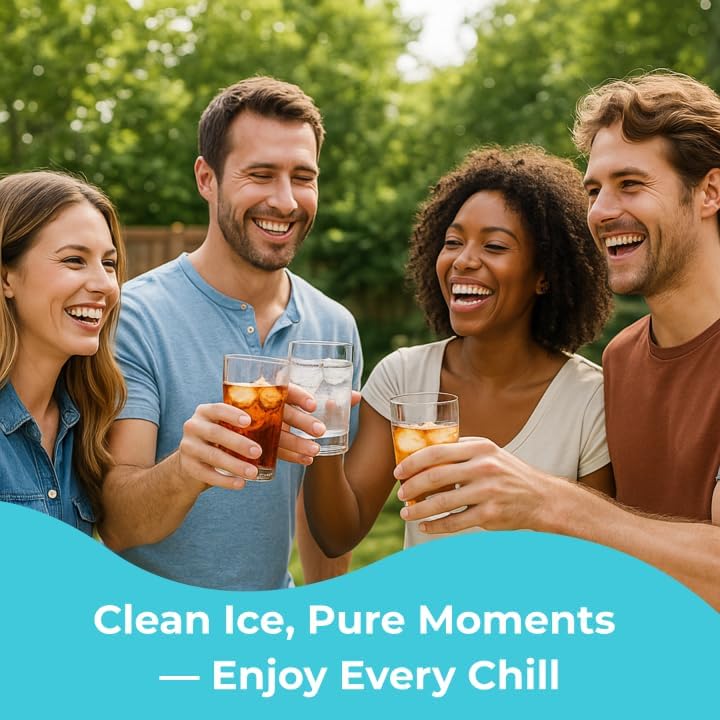 Miniatura 6 de flowcheer Tabletas limpiadoras para máquina de hielo, limpieza y desincrustante para máquinas de hielo de encimera y hogar, 24 unidades durante 1