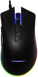 TECWARE Torque PLUS RGB Gaming Mouse with PixArt 3327 Sensor (TORQUE MATTE BLACK)