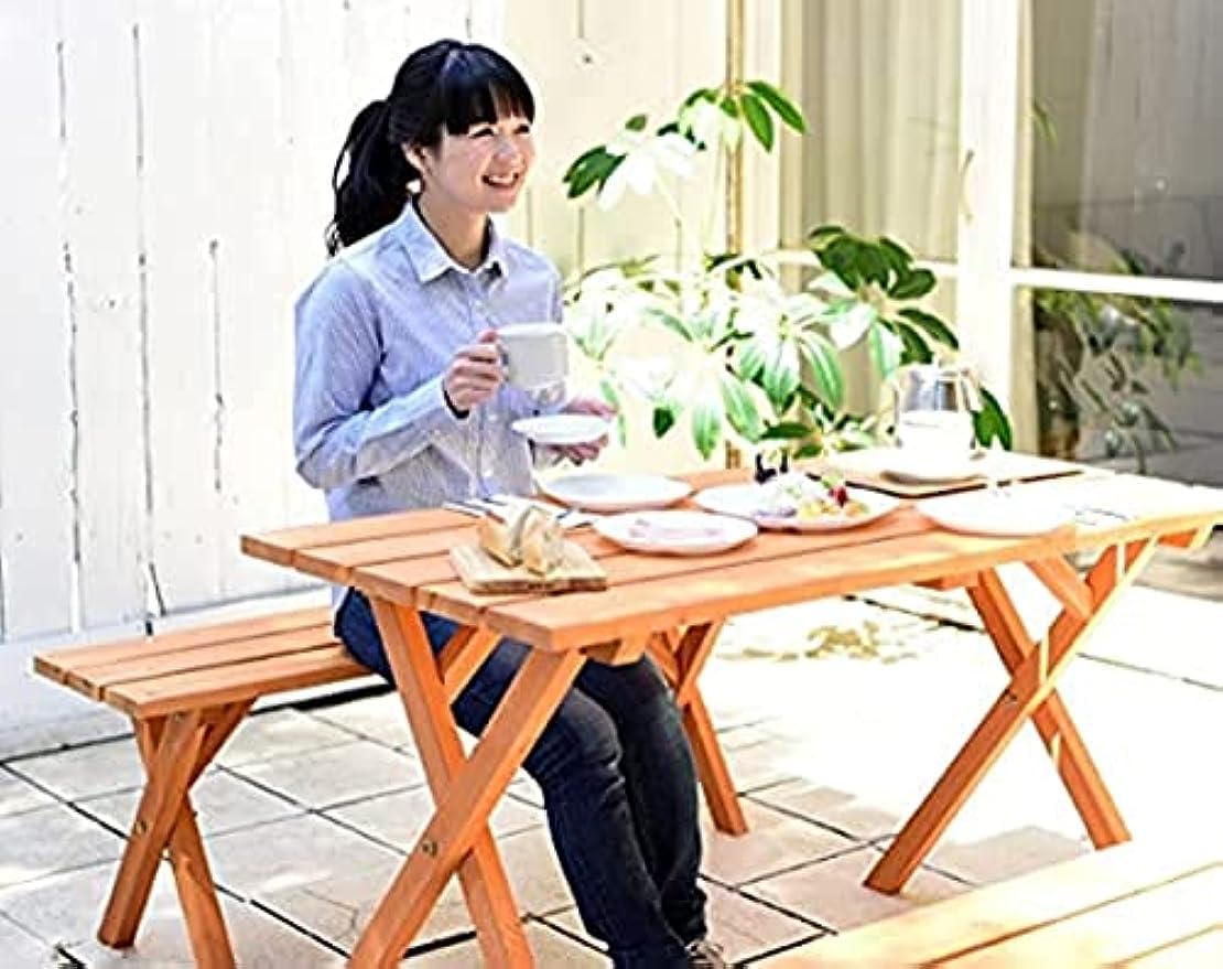 Amazon｜ガーデン テーブル セット 3点セット ピクニックガーデン