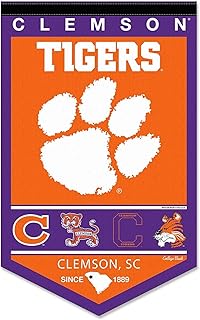 Clemson Tigers Heritage History Banner Pennant