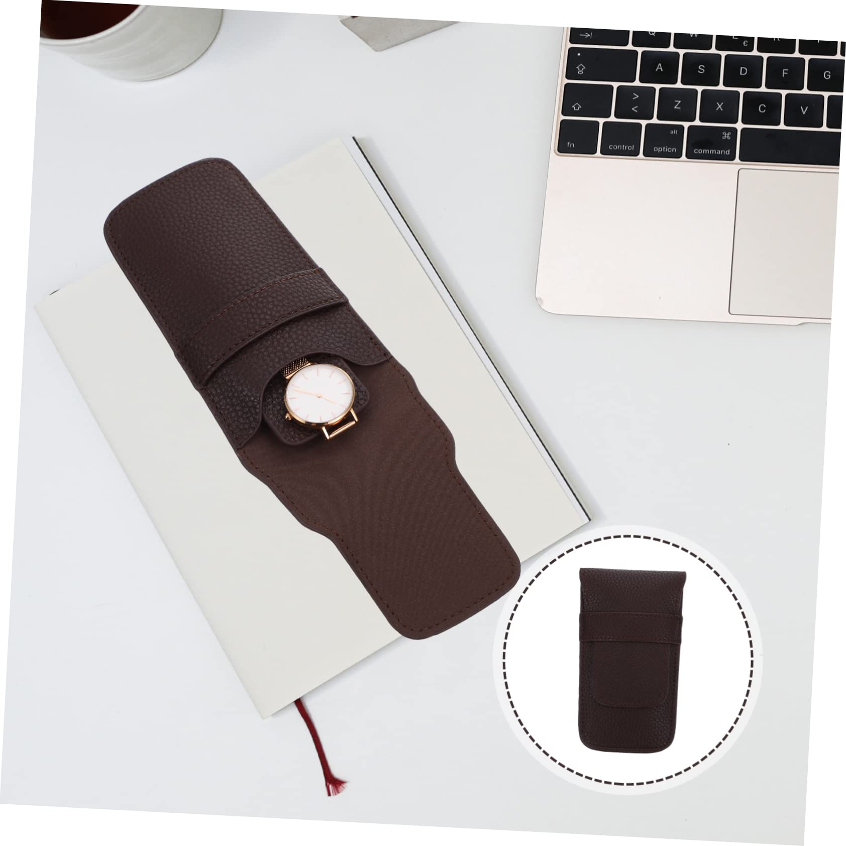 SOIMISS 3St Aufbewahrungstasche ansehen uhr set uhrenset schmuckschatulle schmuck etui Uhrenbox draussen einzelnes Uhrenetui Herrenuhren Aufbewahrungstasche für Schmuck Uhren-Reiseetui Pu
