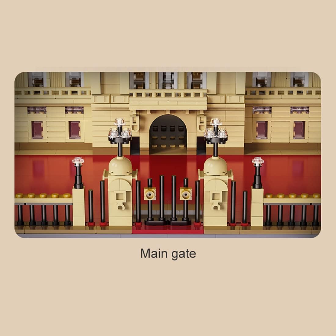 WANZ Modular Buckingham Palace Building Set, Large Famous Architecture Model, C61501 MOC Buckingham Palace Building Blocks Set Compatible with Lego (5604PCS) JBWQY14FF4336L1CER