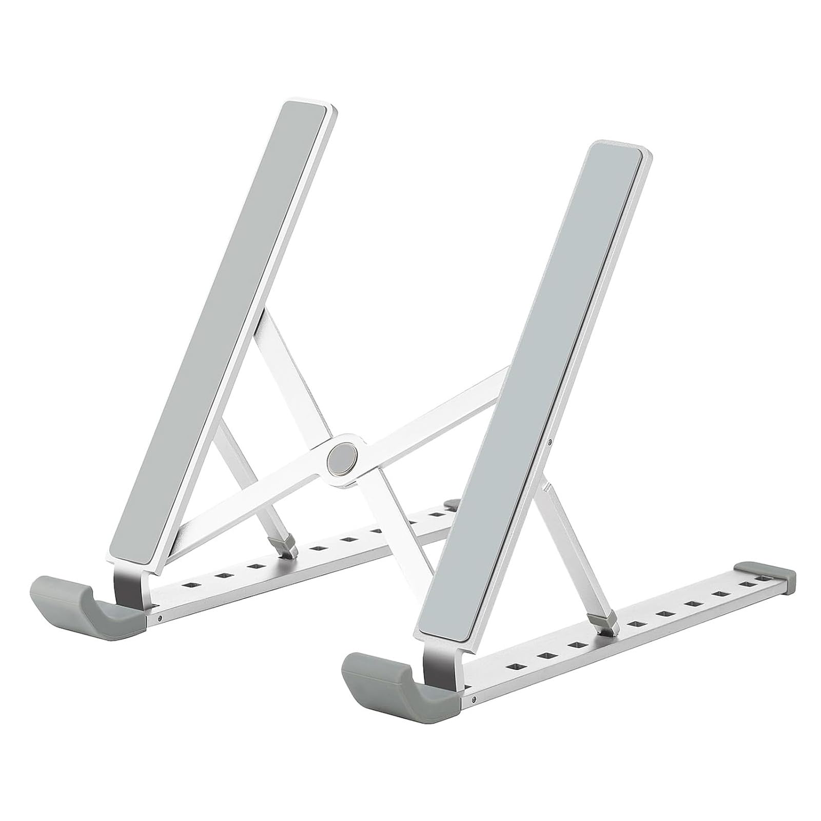 Laptop Stand for Desk Foldable Aluminum Computer Stand Portable Adjustable Tablet Holder Compatible with MacBook Air Pro Lenovo