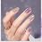 GAOY Gel Nail Polish Kit, 3 Colors 16ml Jelly Nude Purple Gray Glitter, Sheer Soak Off UV Gel Polish Set - Wild Orchids