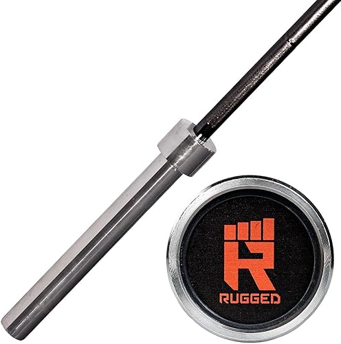 Miniatura 4 de Rugged Strength & Fitness Juego de placas olímpicas de hierro fundido de alta resistencia de 300 libras con pesas sin barra, placas de mancuernas,