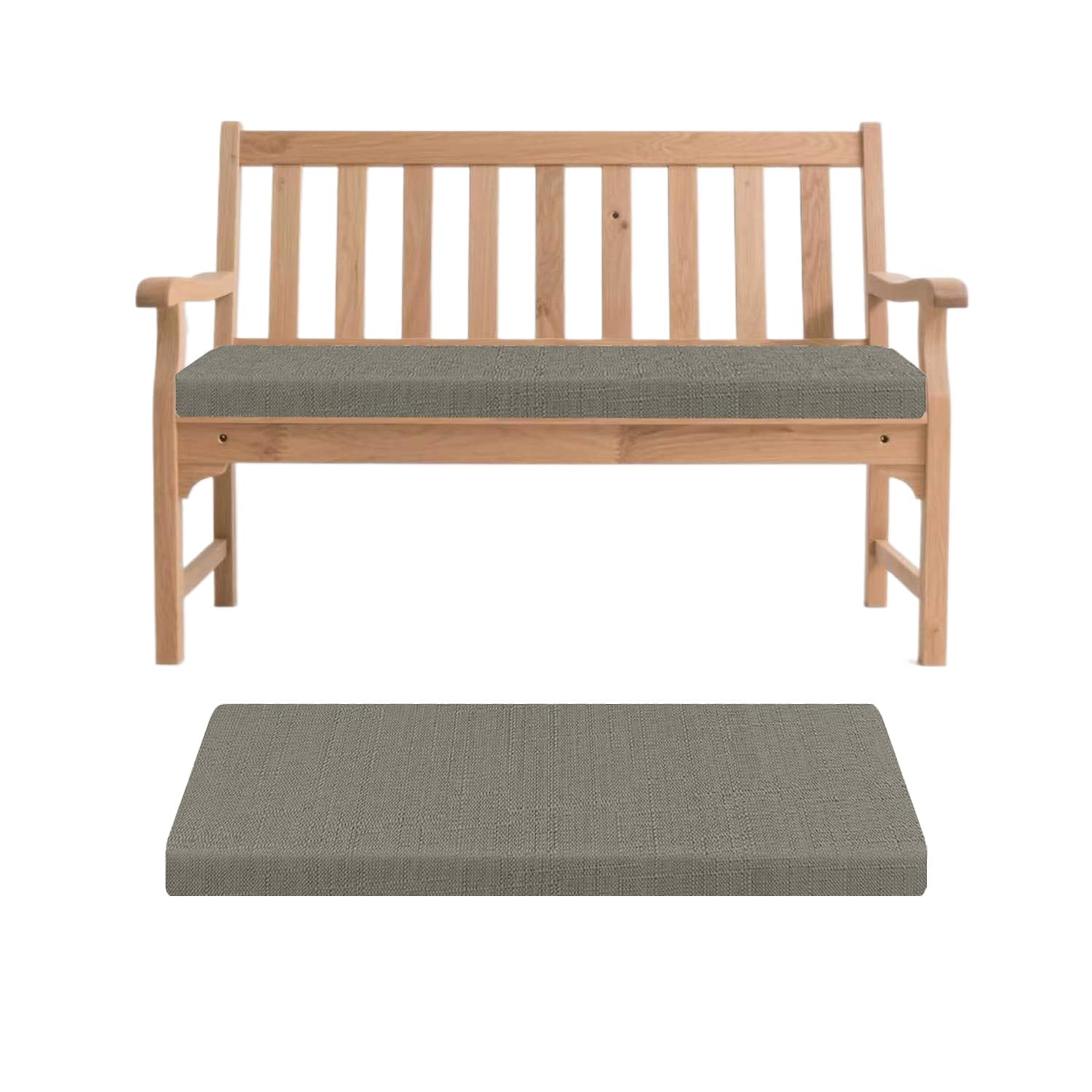 Holomaalahi non slip seat cushions for dining chairs 130x35x5cm with Removable Cover for Sofa Bay Window Swing Seat Long Chair