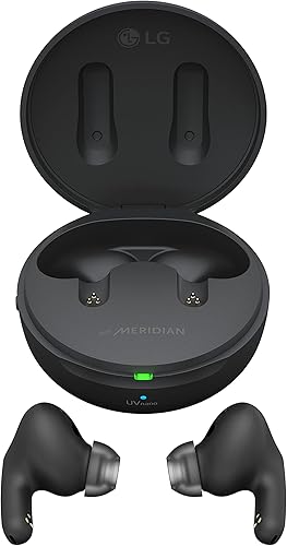 Miniatura 7 de LG Tone Free FP9E - Auriculares Bluetooth inalámbricos con cancelación activa de ruido (ANC), carga con conexión por enchufe e inalámbrica, funda