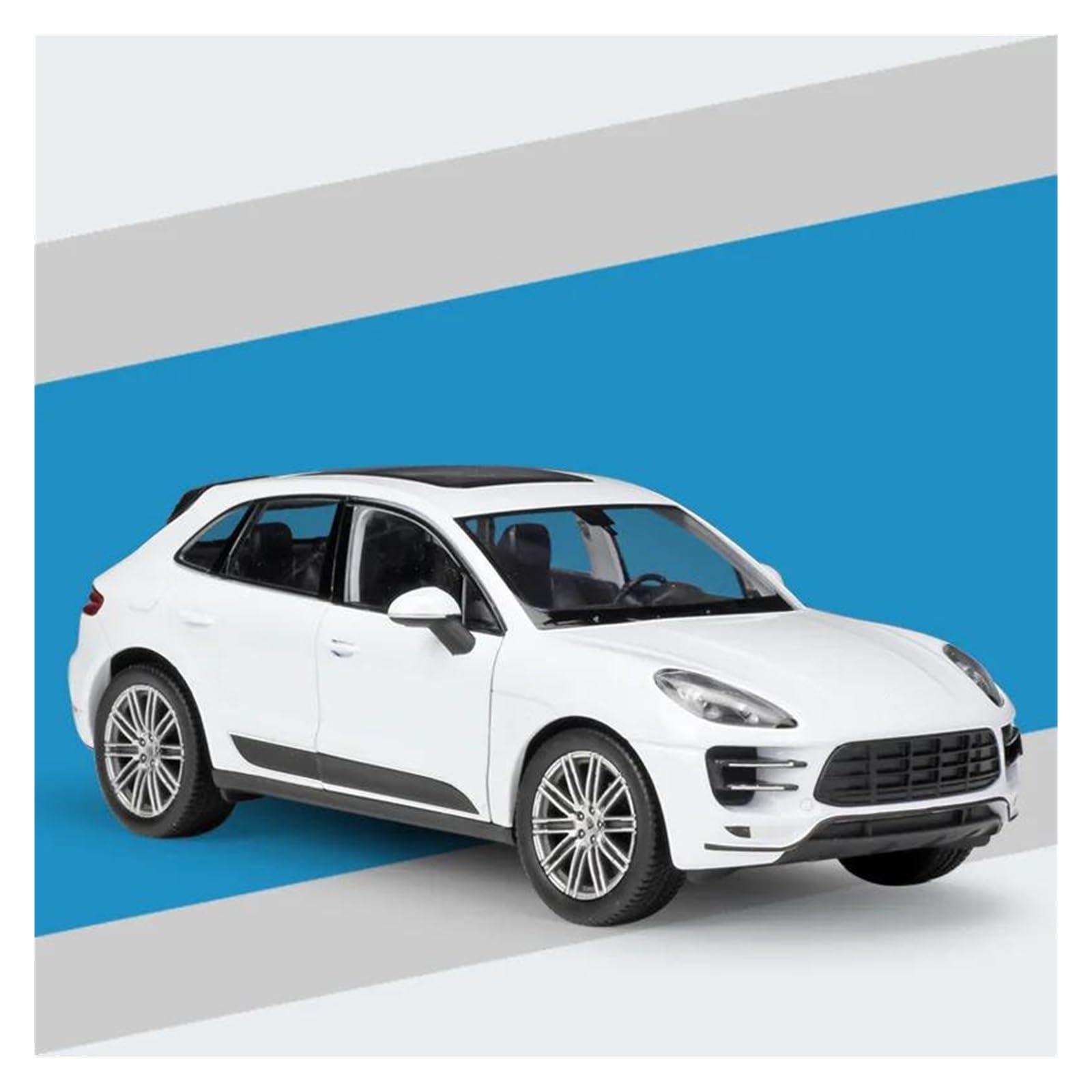 BANKOTO Diecast Car 1:24 For Porsche For For Turbo Car Alloy Die-casting Model Vehicles Collectible Model(White)