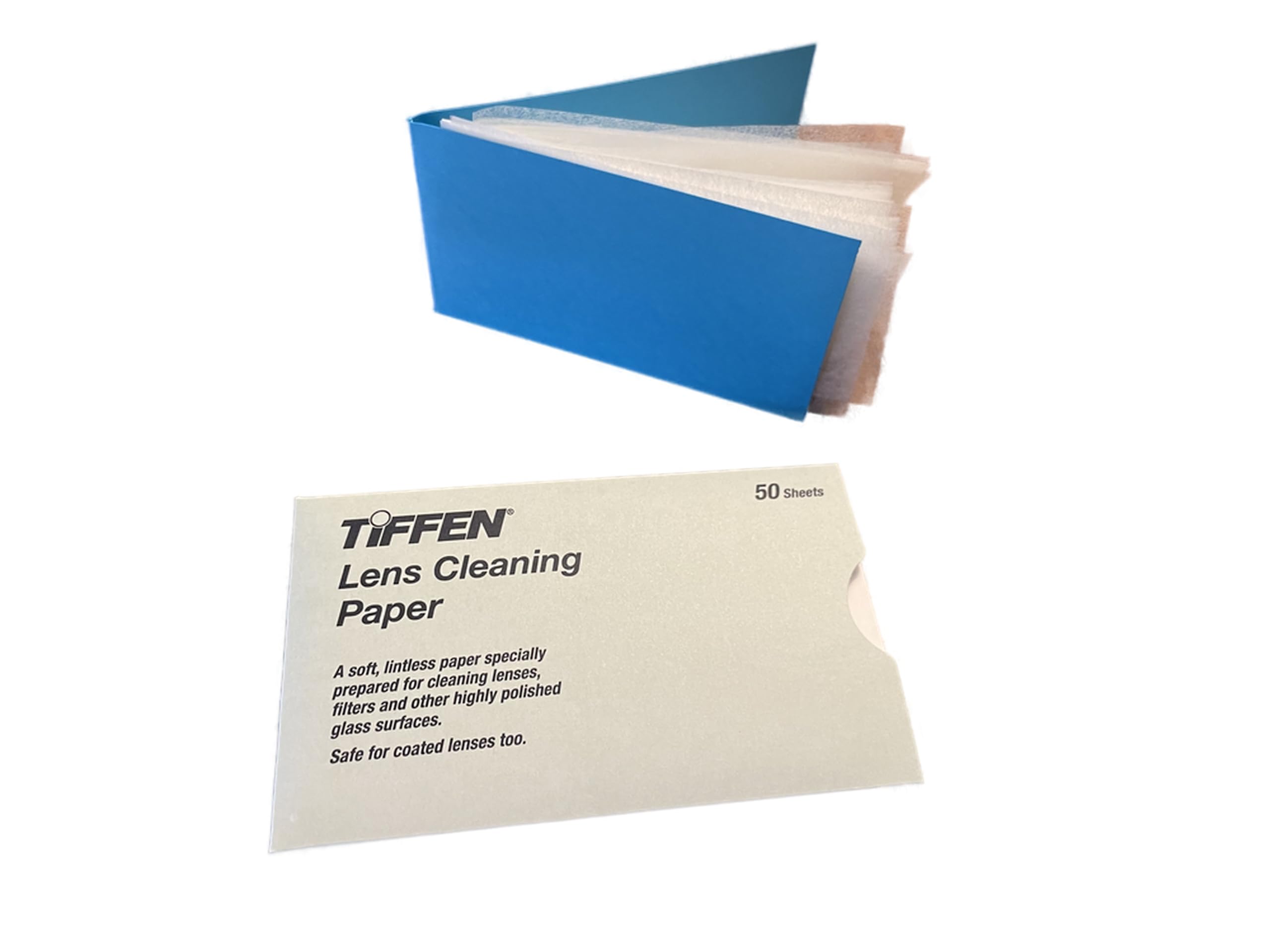 TIFFEN Lens Cleaning Tissues - Confezione doppia, 2 x 50 pezzi, per obiettivi e lenti