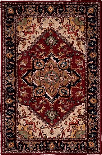 Image of Carpet Mahal Handmade Handwoven Tufted Made of 100% Soft Blended Wool Export Quality Carpets with 1 Inch Thickness (12x18 Feet) Color Multi