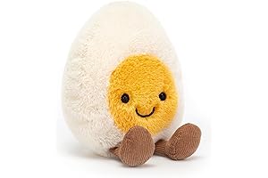 Amuseables Boiled Eggplant Happy Stuffed Toy, Small 5.5 inches | Food Plush...