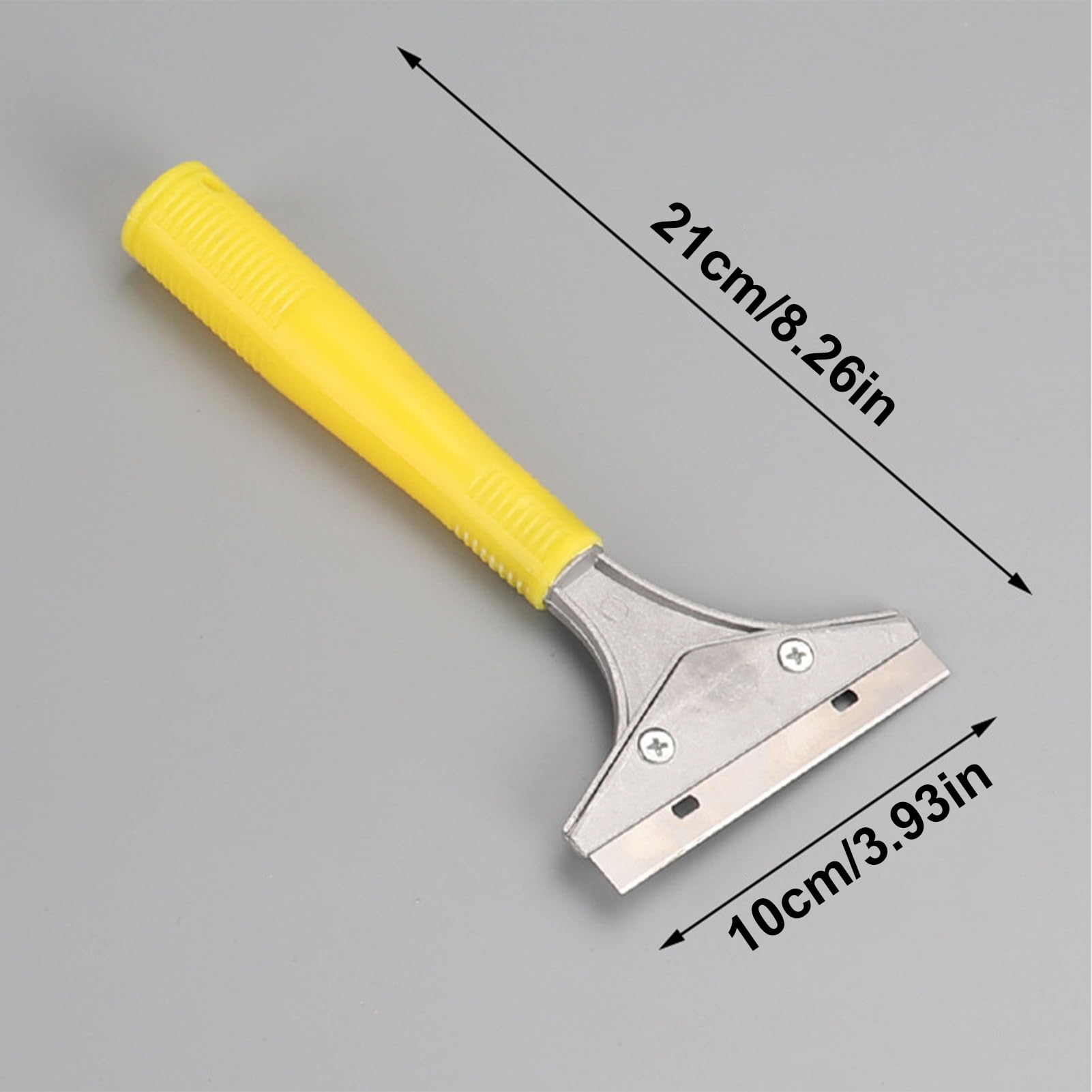 3 Raschietti Per Vetri E Pareti - Con Manico Antiscivolo - Acciaio Resistente - Per Pulizia Di Finestre, Pavimenti, Piastrelle