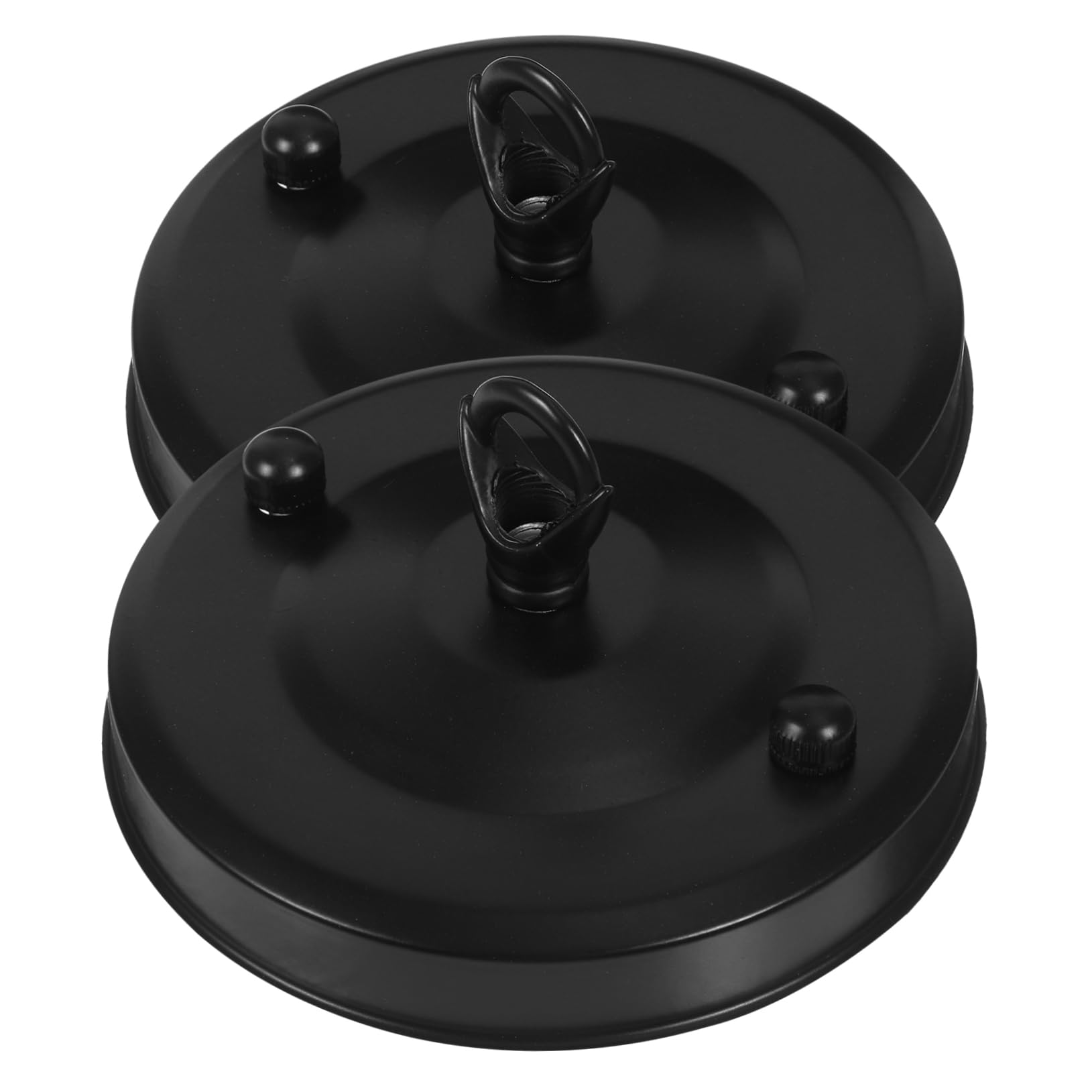 HOODANCOS 2Pcs Light Canopy Cover Plate for Ceiling Lights Sturdy Mounting Bracket for Pendant Lighting Fixtures Decorative Ceiling Plate for Living Bedroom Nursery