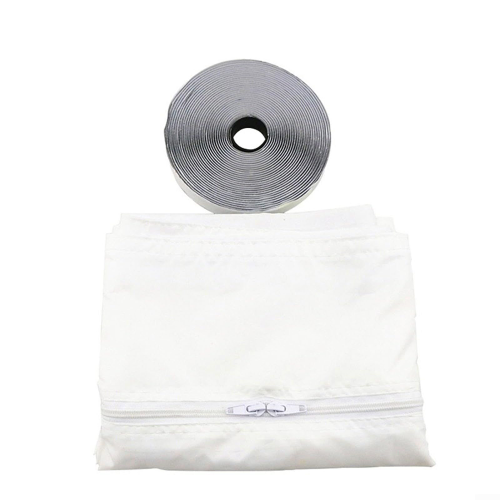 Kit di guarnizioni per condizionatore d'aria portatile, panno isolante da 500 cm, per battente per finestre, striscia di tenuta CA lavabile per bloccare l'aria calda e migliorare l'energia