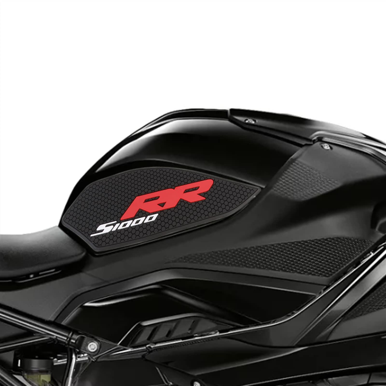 Motorrad Aufkleber Wasserdichtes Rutschfestes Tankpad S1000RR 2022 Zubehör Für BMW S1000 S 1000 RR 1000RR 2019 2020 2021 2023 (Color : Red)