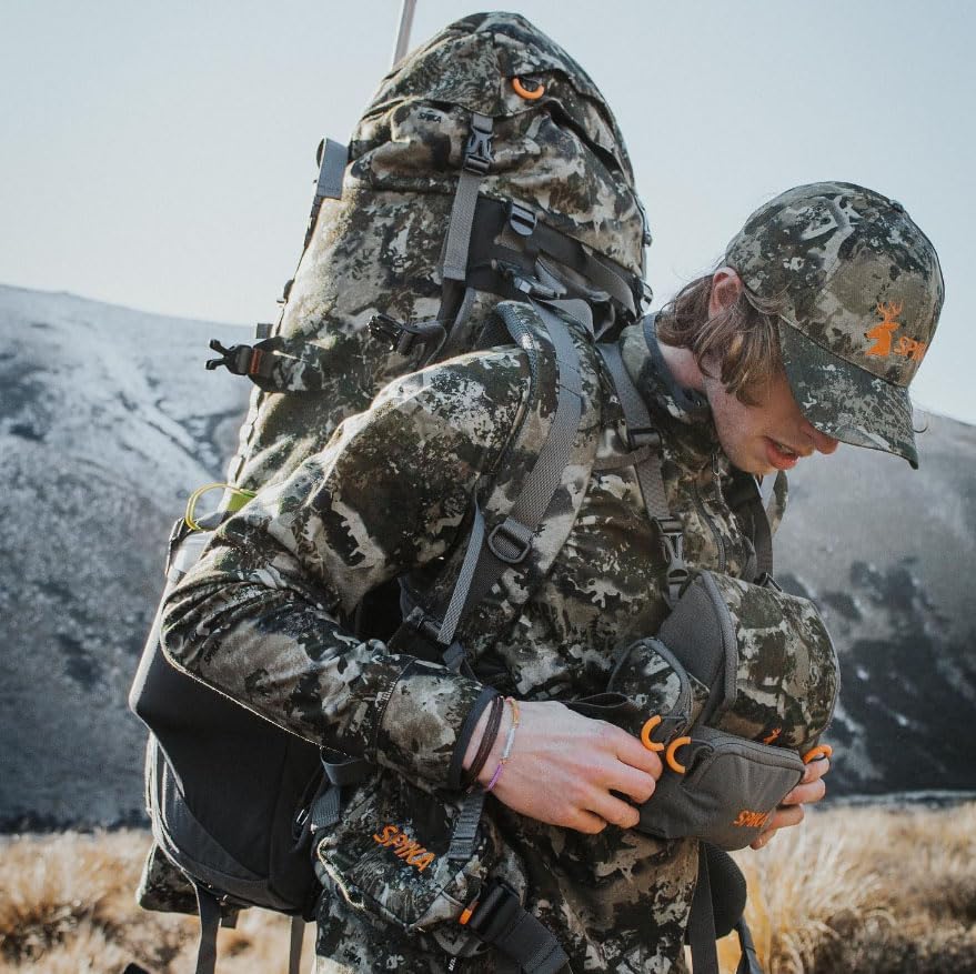 - Hunting Backpacks for Men, Meat Hauler Frame Pack with Rifle Holder, 40L/80L Extendable + Capacity for Bow Rifle Gun