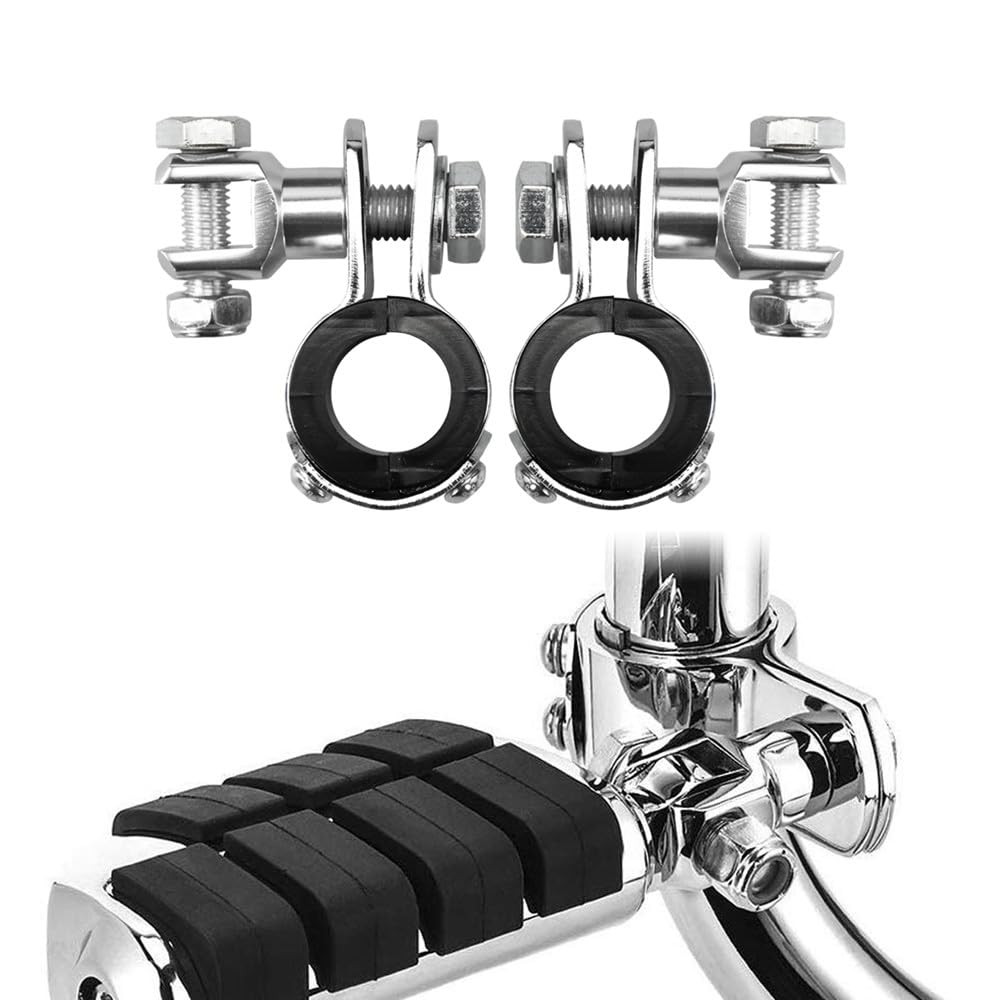 Motorcycle Universal 32mm Highway Bar Footpeg Footrest Mount Clamp Bracket Fit For Harley Sportster Softail Fatboy Dyna Touring Akcesoria