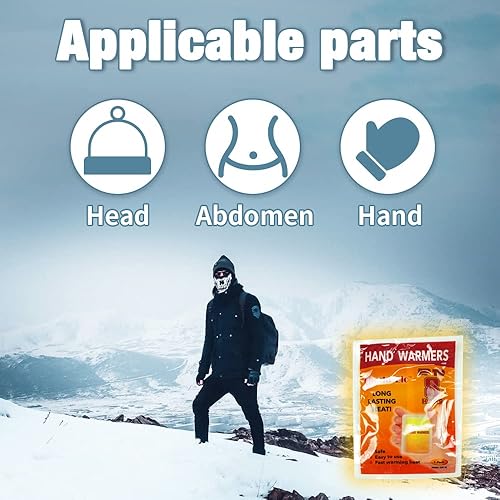 Miniatura 5 de Calentadores de manos desechables, almohadillas térmicas de larga duración, seguros, inodoros, activados por aire, naturales, calentadores de manos,