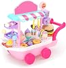 Ice Cream Cart, Pretend Shop, Wheelbarrow, Ice Cream Shop, Pretend Play, Set, Western Food, Ice Cream Shop, Food, Ice Cream Shop, Cooking, Educational Toy, Birthday Gift, Gift
