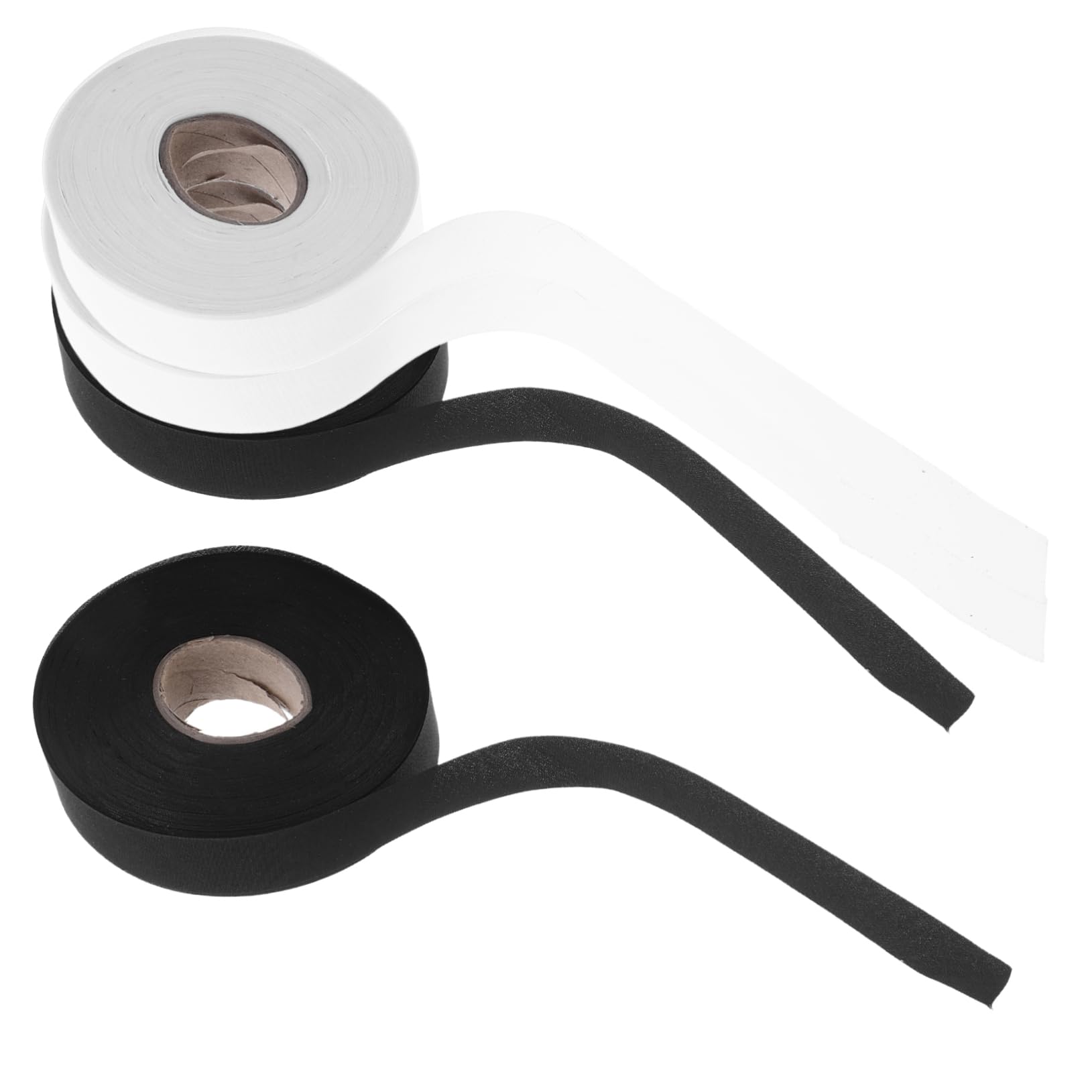 Sewroro 4rouleaux Ruban de Biais Sergé pour Couture de Rideaux de Chacun Ruban de Finition pour Ourlets de Réparation de Vêtements Décorations Intérieures