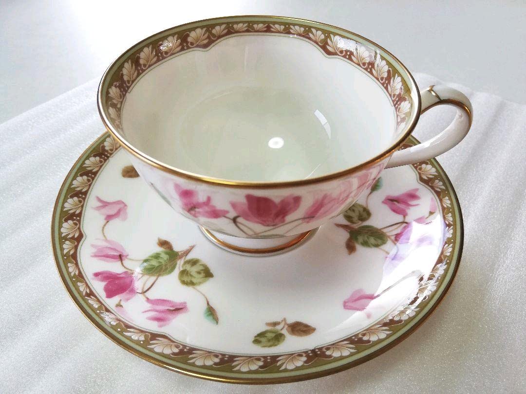 Amazon.co.jp: ノリタケ シクラメンタッチ カップ&ソーサー 1客