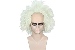 Silver and Light Green Beetlejuice Wig: Embracing the Macabre with an Unparalleled Cosplay Experience