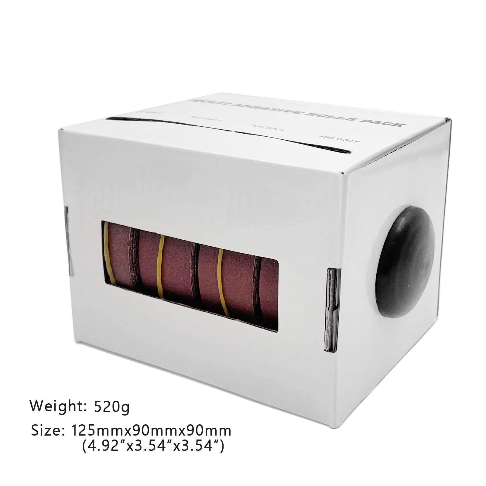 5 Rotoli Carta Vetrata - Grana 150-600, 25,4x8 M, Per Legno, Metallo E Fai Da Te - Foto 4