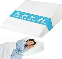 Vista 1 de Xtreme Comforts Wedge Pillow Headboard 7 Inch Bed Wedge Pillow Cushion for Sleeping, Reading, and Lounging Multi-Use Support for Upright Rest as
