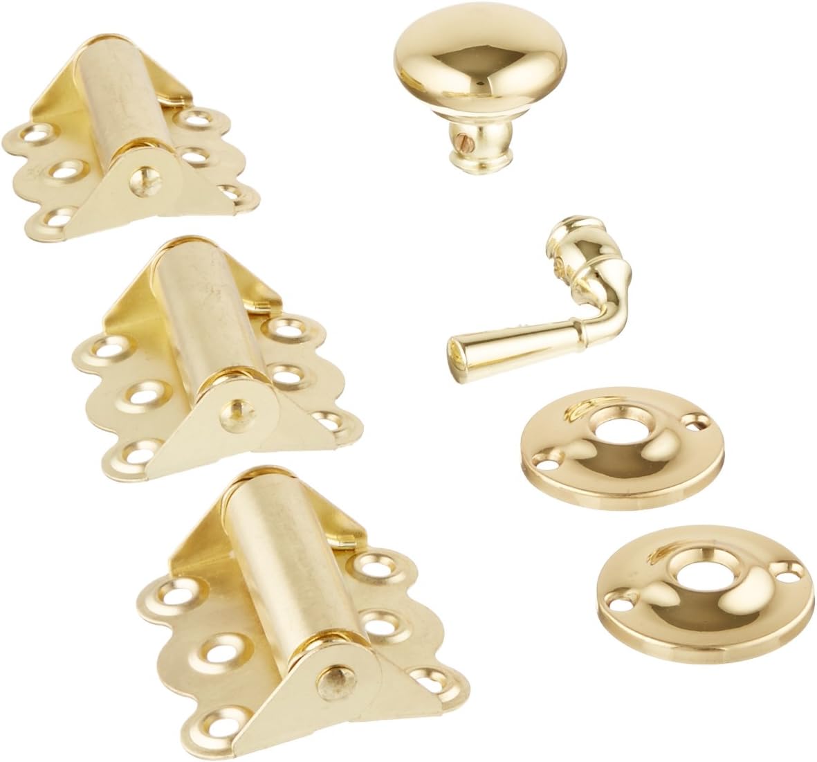 Wright Products V321WH White Vinyl Or Wood Door Hardware Screen Set - - 