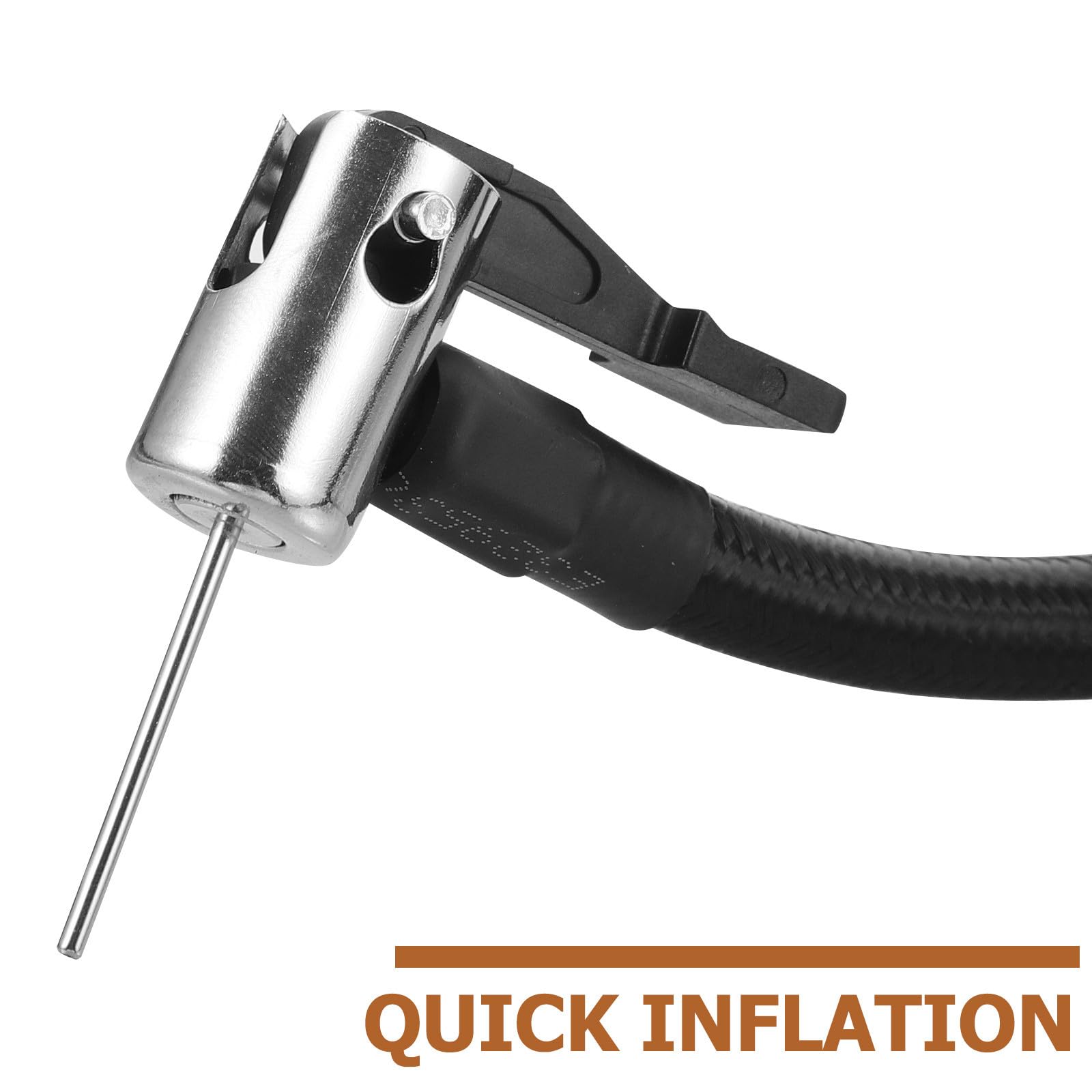 Holibanna Compresor de Aire para Coche, inflador de neumáticos portátil, Pantalla Digital, batería Recargable, batería de Larga duración, ABS, emergencias en Carretera