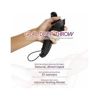 Valve Index Full VR Kit Headphone Base Station Controller Steam VR Game Controller,Compatible With HTC Vive/Vive Pro, Suitable For VR Enthusiasts And Specialized PC Game Players.(A pair controller)