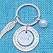 Dad Memorial Keychain - Loss of Loved Father Gifts - Guardian Angel in Heaven - Keyring in Memory of Dad - Remembrance Keepsake for Daughter & Son