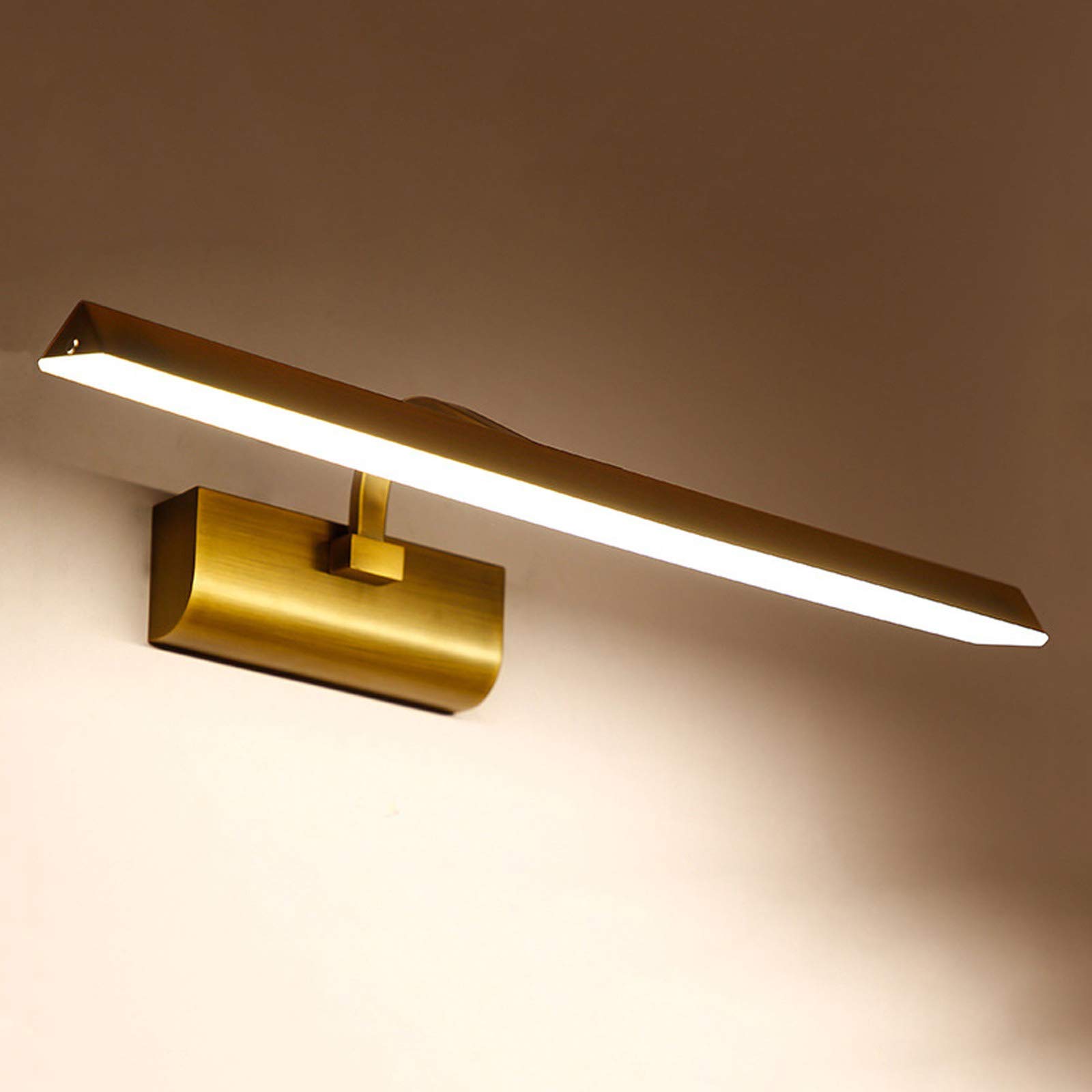 Lámpara de Pared LED para Espejo de baño, lámpara Retro para Cuadros con Cabezal Giratorio de 240°, luz Blanca Neutra de 4000 K, Luces Vintage para armarios de Espejo para hoteles