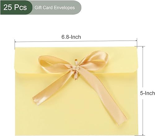 Miniatura 8 de YOKIVE Paquete de 25 sobres para tarjetas de regalo, nota de felicitación de negocios, sobre soporte para artículos pequeños, ideal para