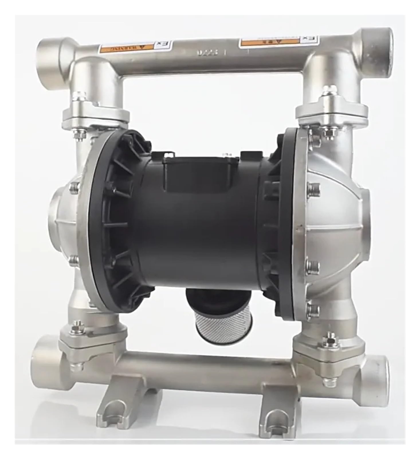 Bgaza Aluminum Alloy Pump Qby-15 Pneumatic Diaphragm Pump, High-Efficiency Air-Operated Pump(,Qby-15 20)