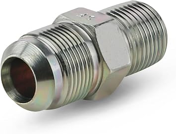 Flextron FTGF-58M12 5/8" Outer Diameter Flare Thread to 1/2 Mip Gas Connector Adapter Fitting