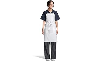 Unisex Oversized Classic Bib Apron for Work Uniform or Kitchen