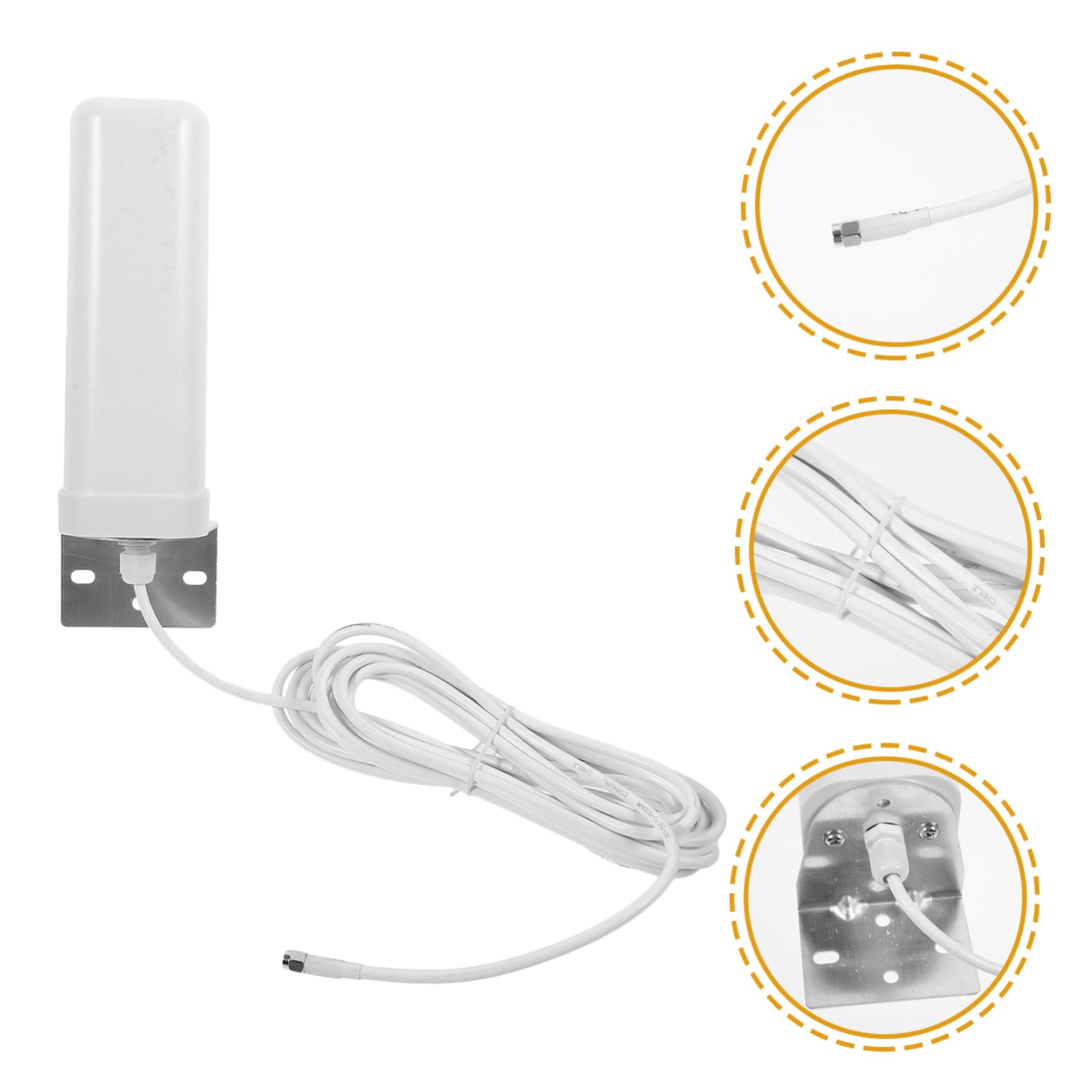 Antenna Omnidirezionale Esterna Potenziamento per Router e Modem Installazione Facile Copertura Design Versatile per Ed Esterni