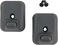 Vista 9 de Soporte de retención de clip para visera solar (negro) con tornillos para panel de parasol para lado del conductor y pasajero, AL3Z-1504132-AC