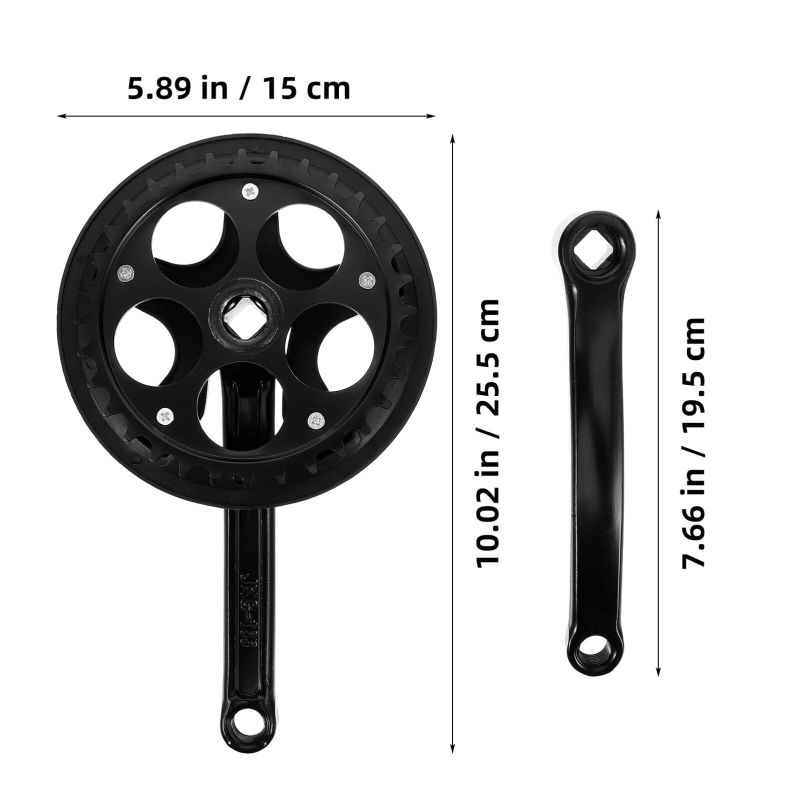 INOOMP Pedivella per Bicicletta Guarnitura Parte Ricambio per Bici Braccio Sinistro della Pedivella in Realizzata in e Plastica qualità Adatta per Mountain Bike Singola
