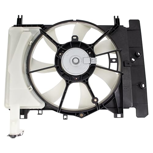 Miniatura 10 de TRQ Conjunto de ventilador de refrigeración del radiador con depósito para Toyota Echo Scion xA xB Nuevo